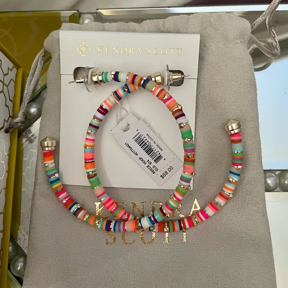 New with box Kendra Scott Reece hoops